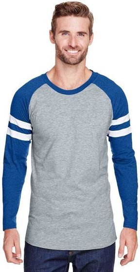 LAT Men's Gameday Mash-Up Long Sleeve Fine Jersey T-Shirt
